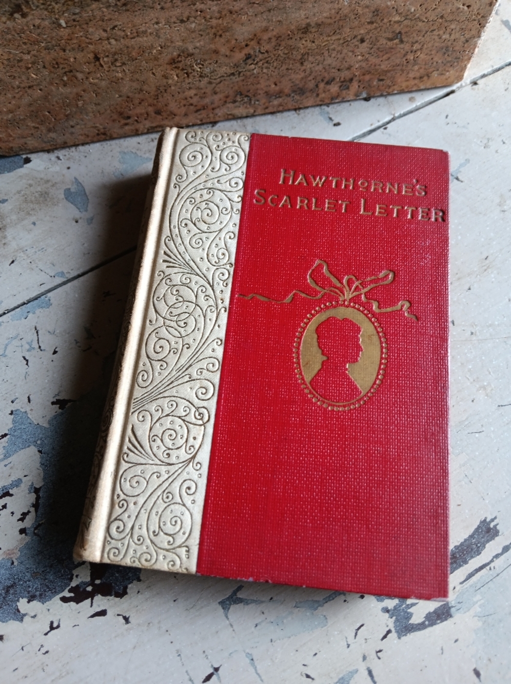 Antique THE SCARLET LETTER - SALEM EDITION BY NATHANIEL HAWTHORNE 1893